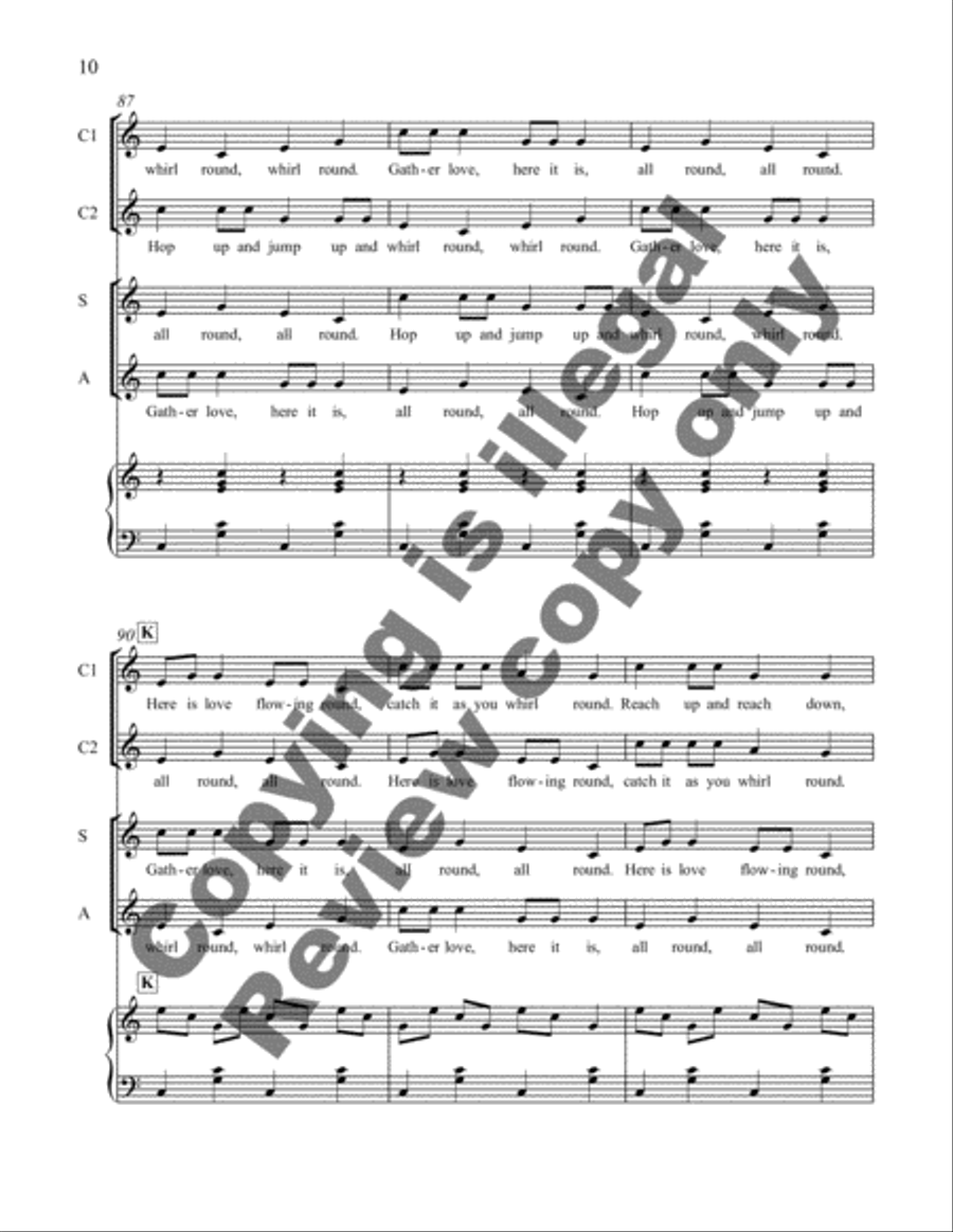 Come Life, Shaker Life! 6. Hop Up and Jump Up 2-Part scores gallery preview page 11