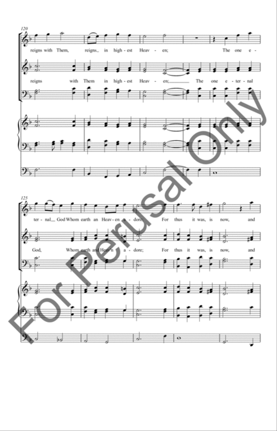 A Festive Thanks 4-Part scores gallery preview page 13
