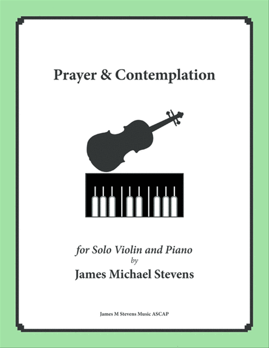 Prayer & Contemplation (Sacred Violin) Violin Solo scores gallery preview page 1