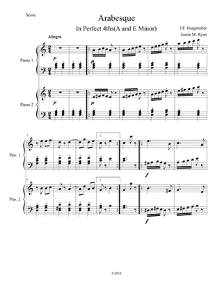 Arabesque Op. 100 No. 2