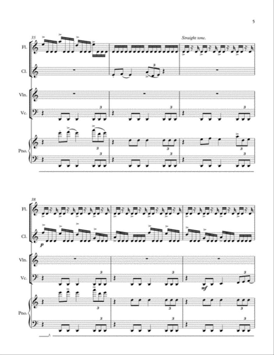 For Beauty's Sake Small Ensemble scores gallery preview page 5