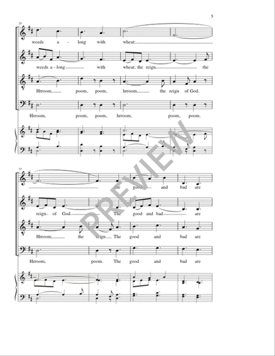 The Reign of God The Reign of God 4-Part scores gallery preview page 5