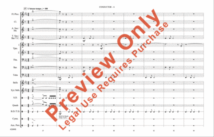 Man of Steel, Part 3 Marching Band scores gallery preview page 7