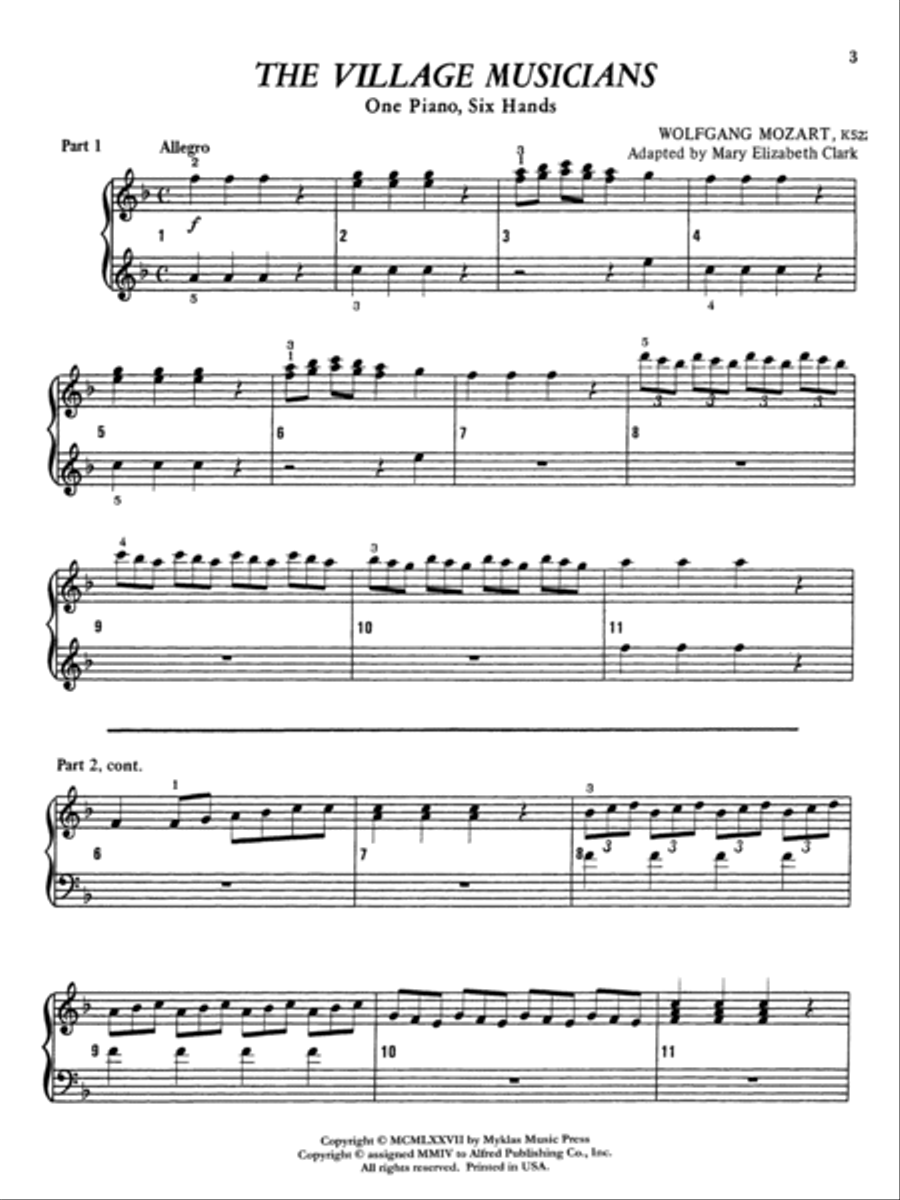 Village Musicians Small Ensemble scores gallery preview page 3