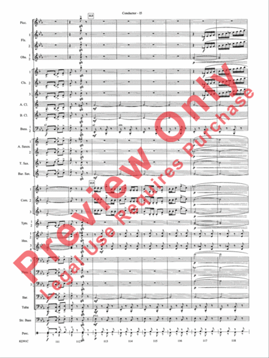 Bugler's Holiday Bugler's Holiday Concert Band scores gallery preview page 18