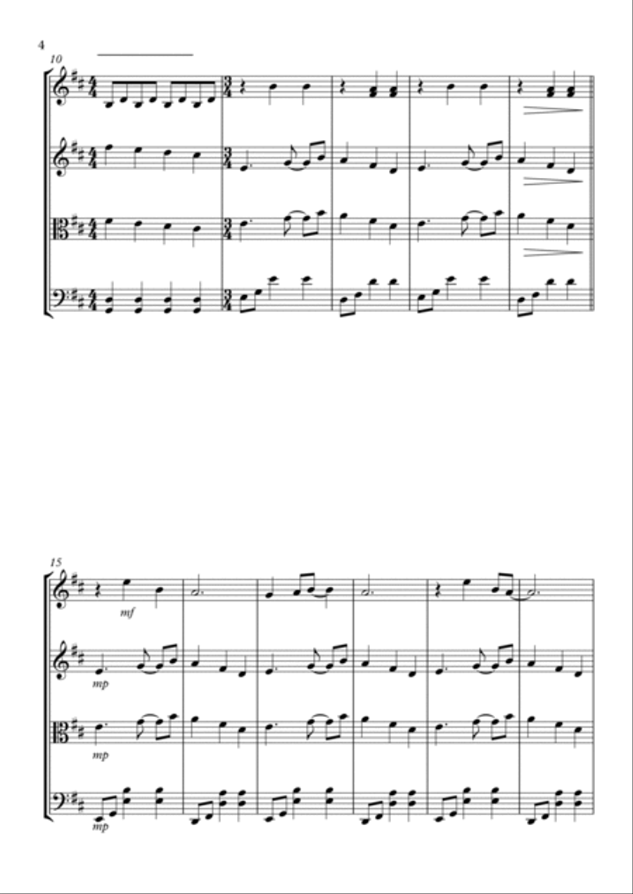 Golden Brown Golden Brown String Trio scores gallery preview page 4