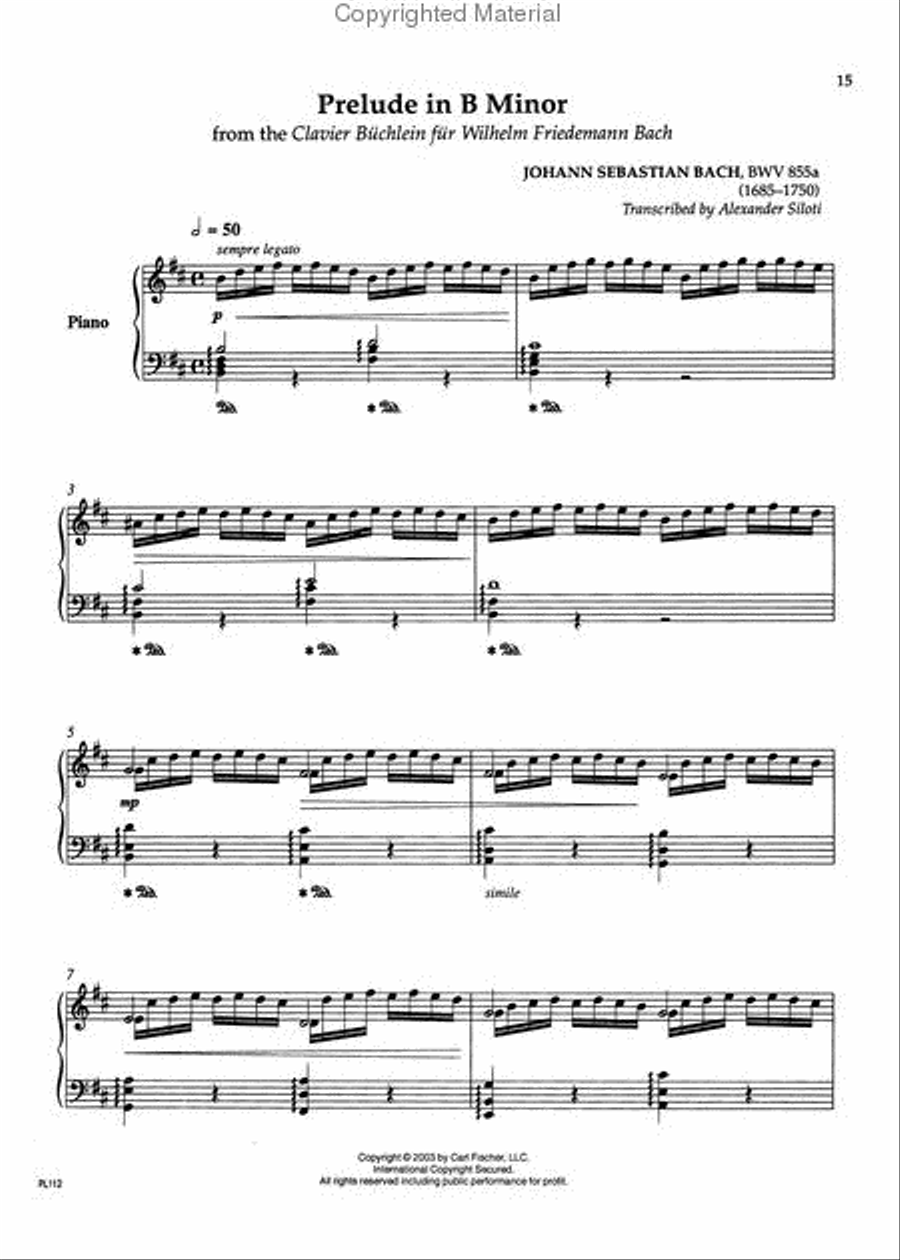 The Alexander Siloti Collection Piano Solo scores gallery preview page 2
