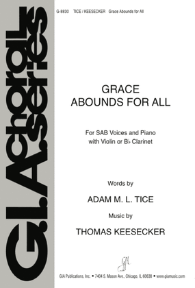 Book cover for Grace Abounds for All