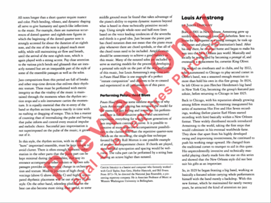 Potato Head Blues Jazz Ensemble scores gallery preview page 5