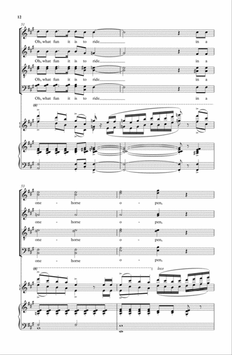 Jingle, Bells Jingle, Bells 4-Part scores gallery preview page 2