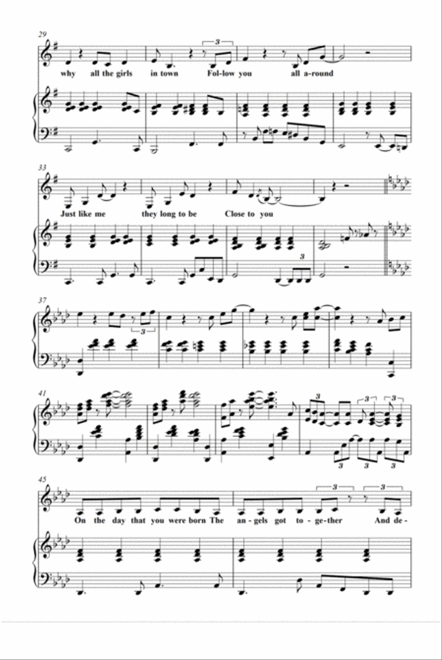 (they Long To Be) Close To You Voice scores gallery preview page 3