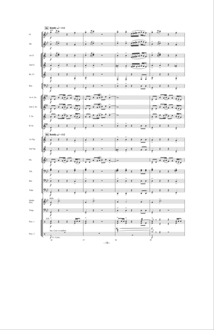 Legend of the Queen Anne's Revenge Concert Band scores gallery preview page 17