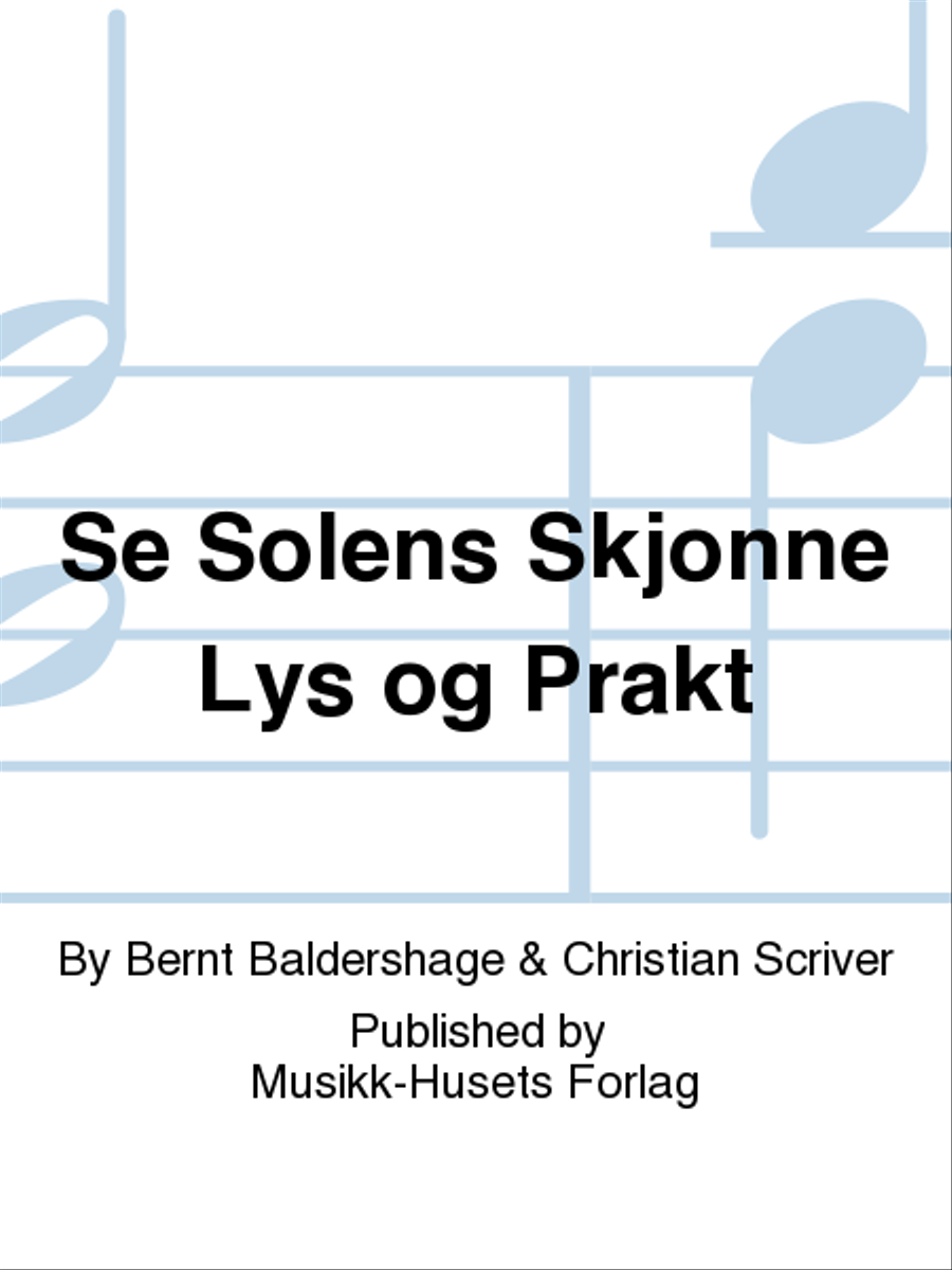Se Solens Skjonne Lys og Prakt Women's Choir scores gallery preview page 1