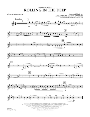 Rolling in the Deep - Eb Alto Saxophone 2