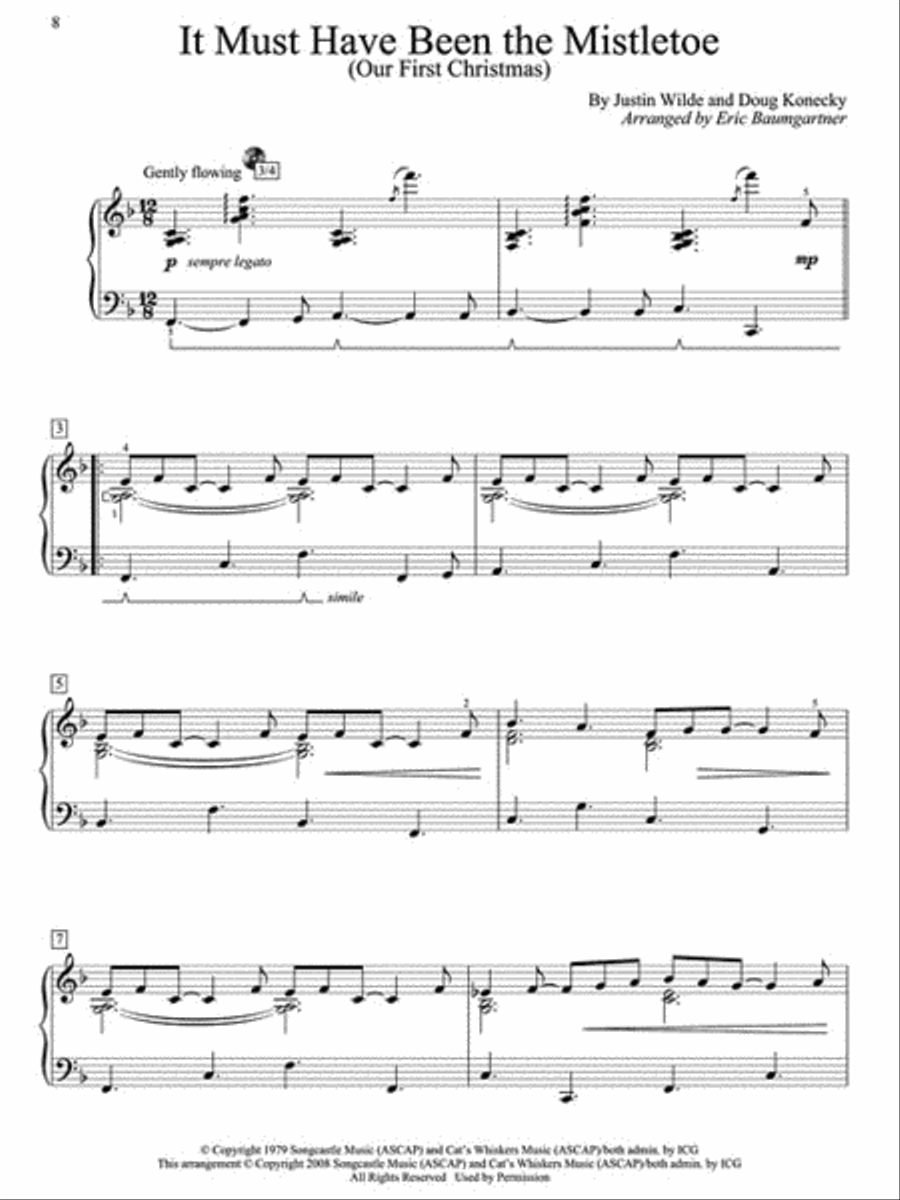 Christmas Piano Solos – Fifth Grade (Book Only) Piano Solo scores gallery preview page 4