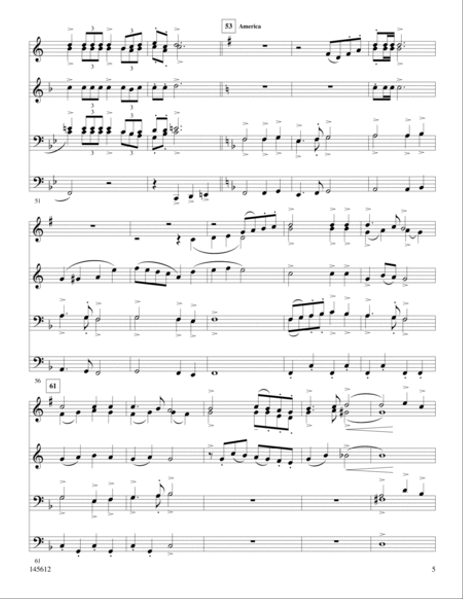 Patriot's Medley Patriot's Medley Chamber Music scores gallery preview page 5