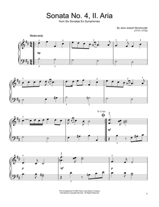 Book cover for Sonata No. 4, II. Aria