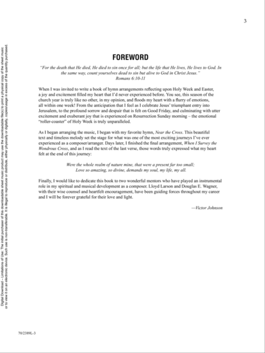 The Rugged Cross, the Empty Tomb Piano Solo scores gallery preview page 3