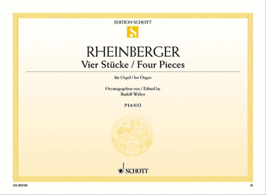 Four Pieces Four Pieces Organ scores gallery preview page 1