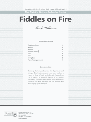 Fiddles on Fire: Score