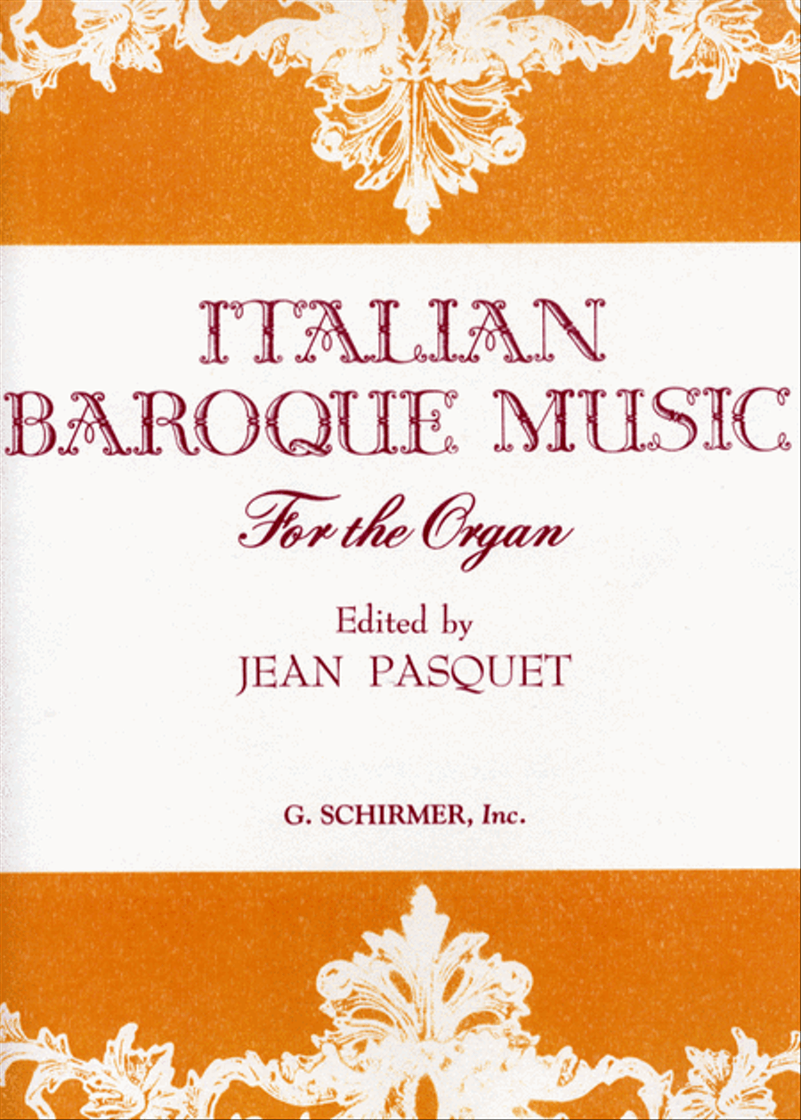 Italian Baroque Music Organ scores gallery preview page 1