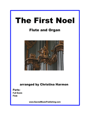 Book cover for The First Noel - Flute and Organ