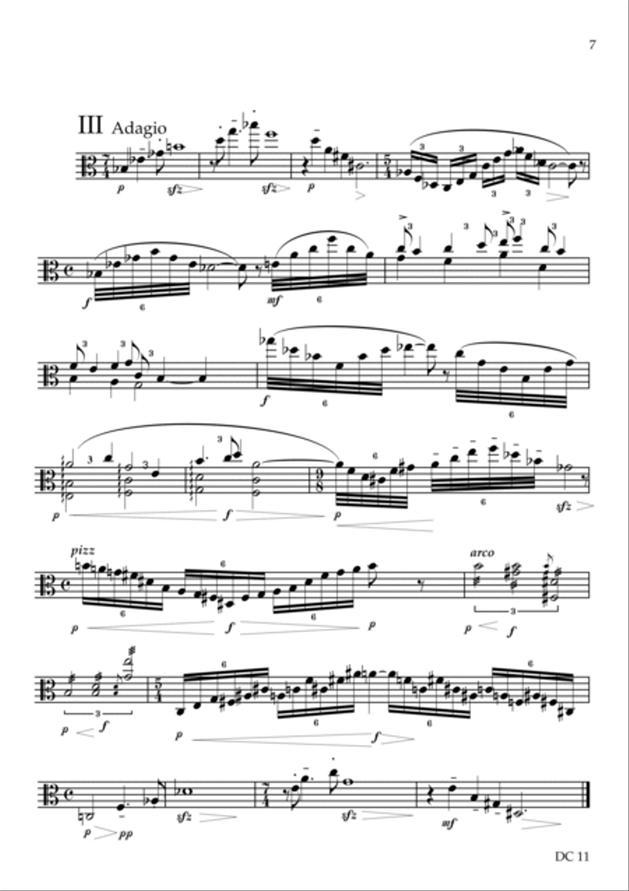 Signatures - for solo viola Viola Solo scores gallery preview page 6