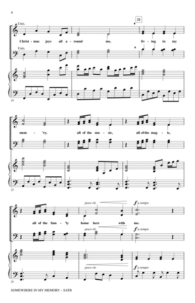 Somewhere In My Memory (from Home Alone) (arr. Audrey Snyder)