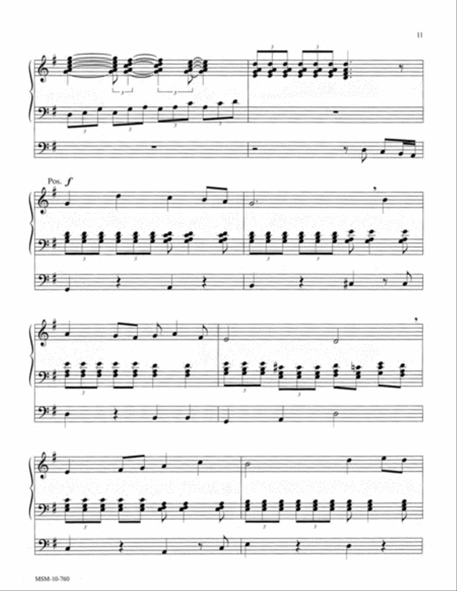 Three Hymns of Praise, Set 5 Organ scores gallery preview page 8