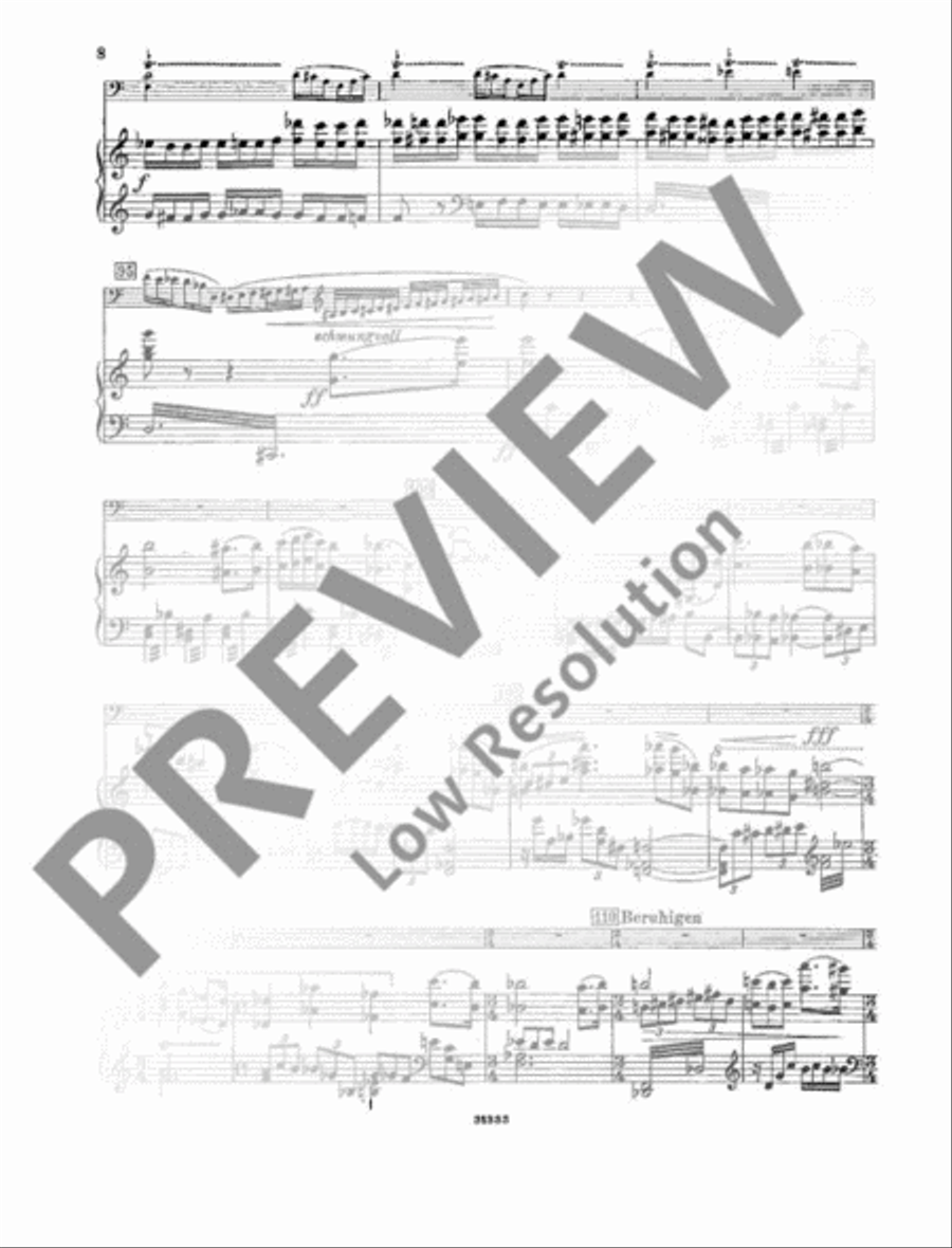 Cello Concerto Piano scores gallery preview page 10