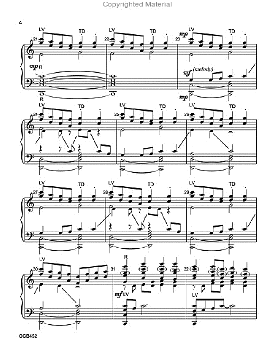 God Who Stretched the Spangled Heavens Handbell Choir scores gallery preview page 4