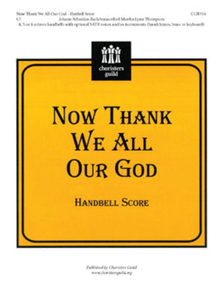 Now Thank We All Our God - Handbell Parts image number null