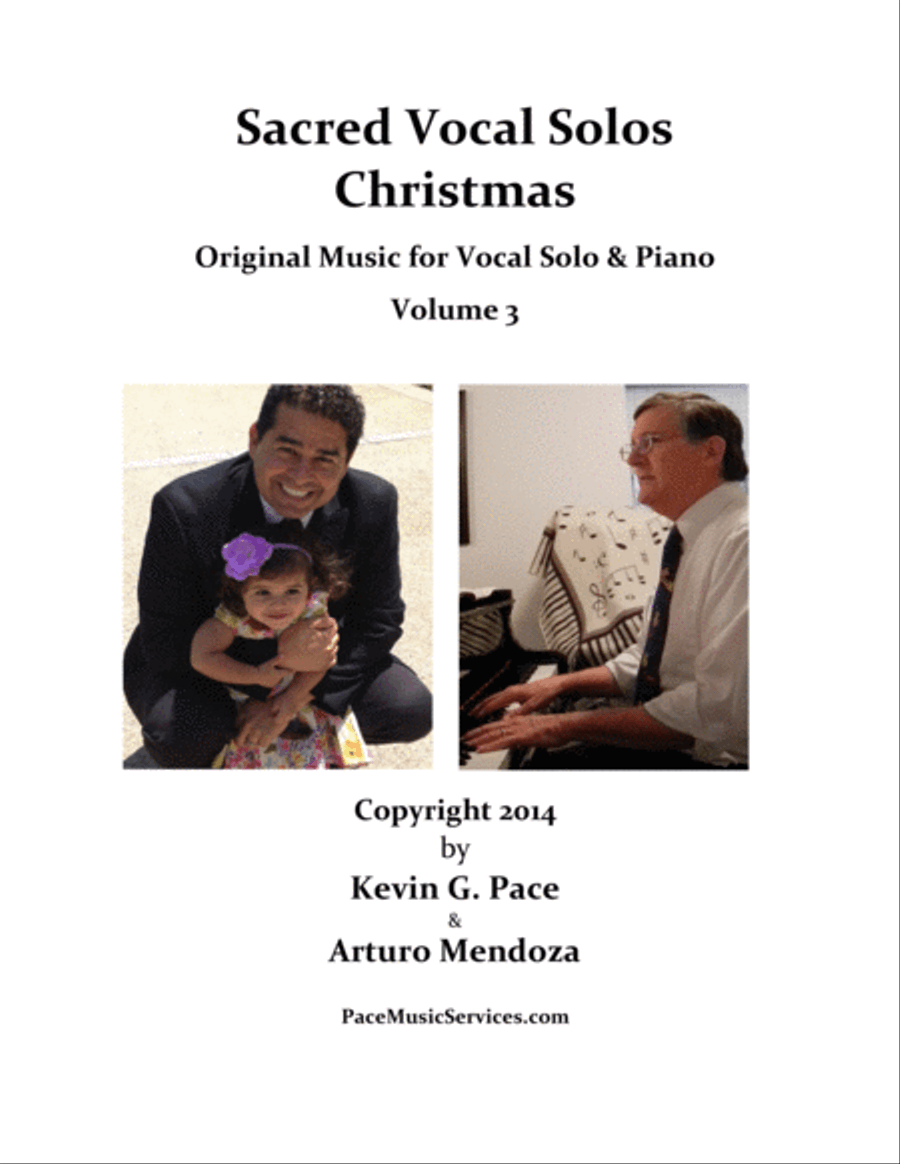 Sacred Vocal Solos for soprano or tenor solo with piano accompaniment - Volume 3 - Christmas Tenor Voice scores gallery preview page 2