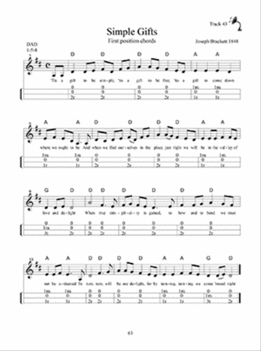 Field Guide to the Mountain Dulcimer, Book 1 Mountain Dulcimer scores gallery preview page 4