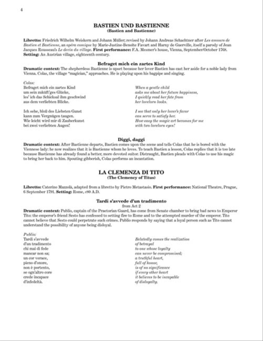 Mozart Opera Arias Voice Solo scores gallery preview page 5