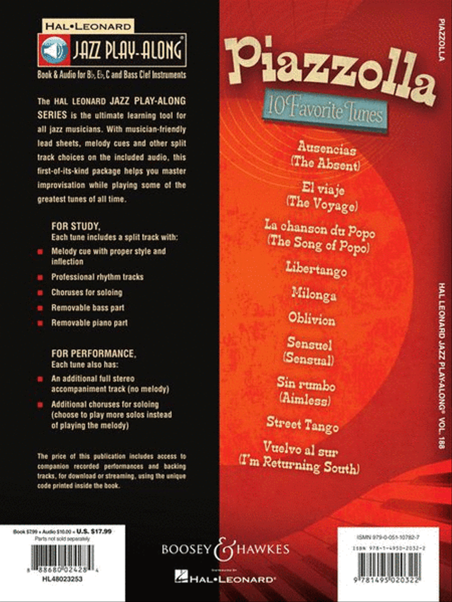 Piazzolla – Ten Favorite Tunes C Instrument scores gallery preview page 7