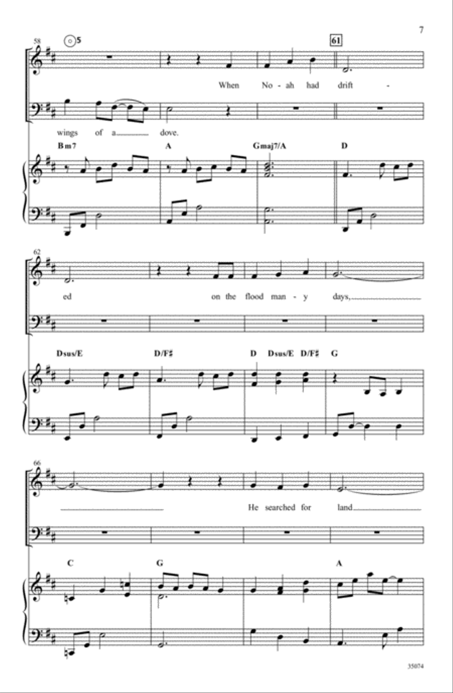 Wings of a Dove Choir scores gallery preview page 6