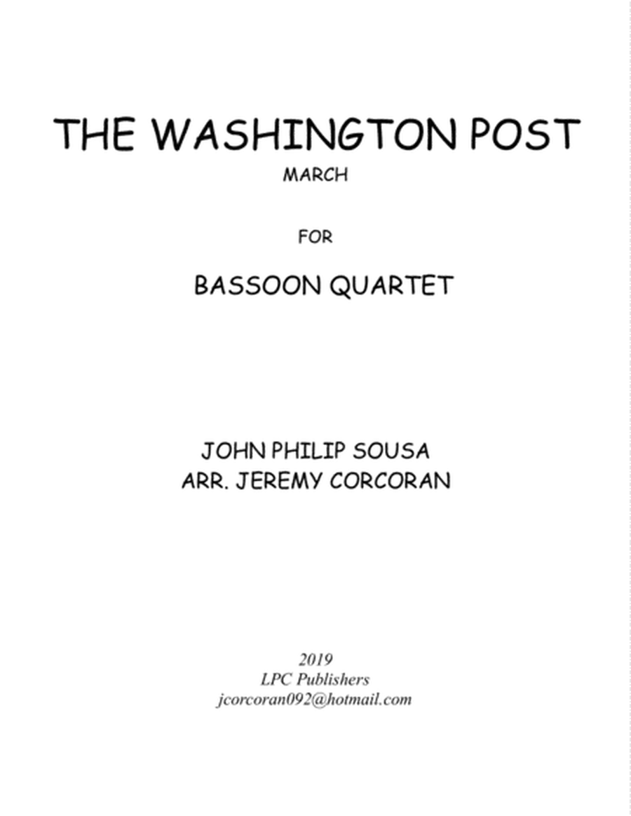 The Washington Post March for Bassoon Quartet image number null