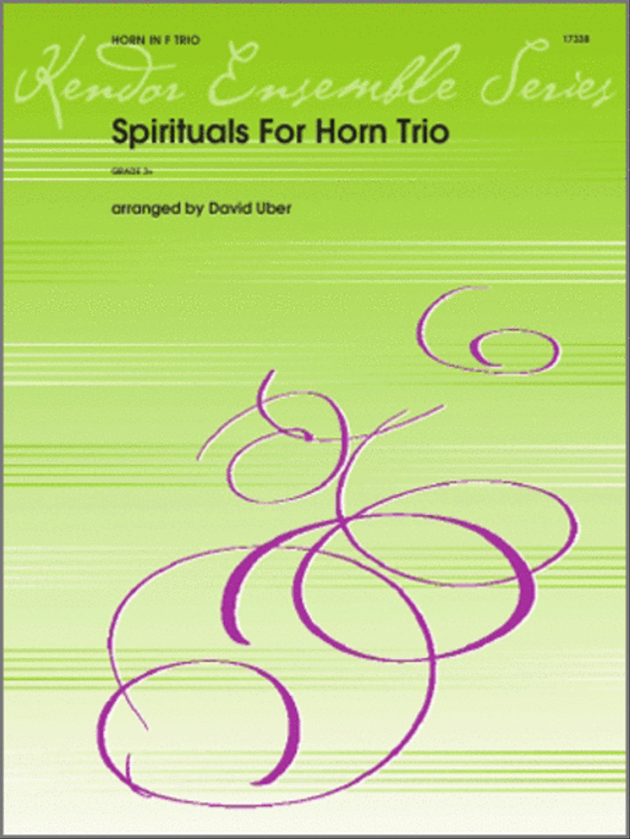 Spirituals For Horn Trio Woodwind Trio scores gallery preview page 1