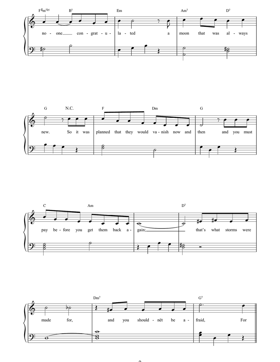 Pennies From Heaven Piano Solo scores gallery preview page 2