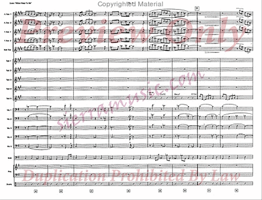 Willow Weep For Me Jazz Ensemble scores gallery preview page 5