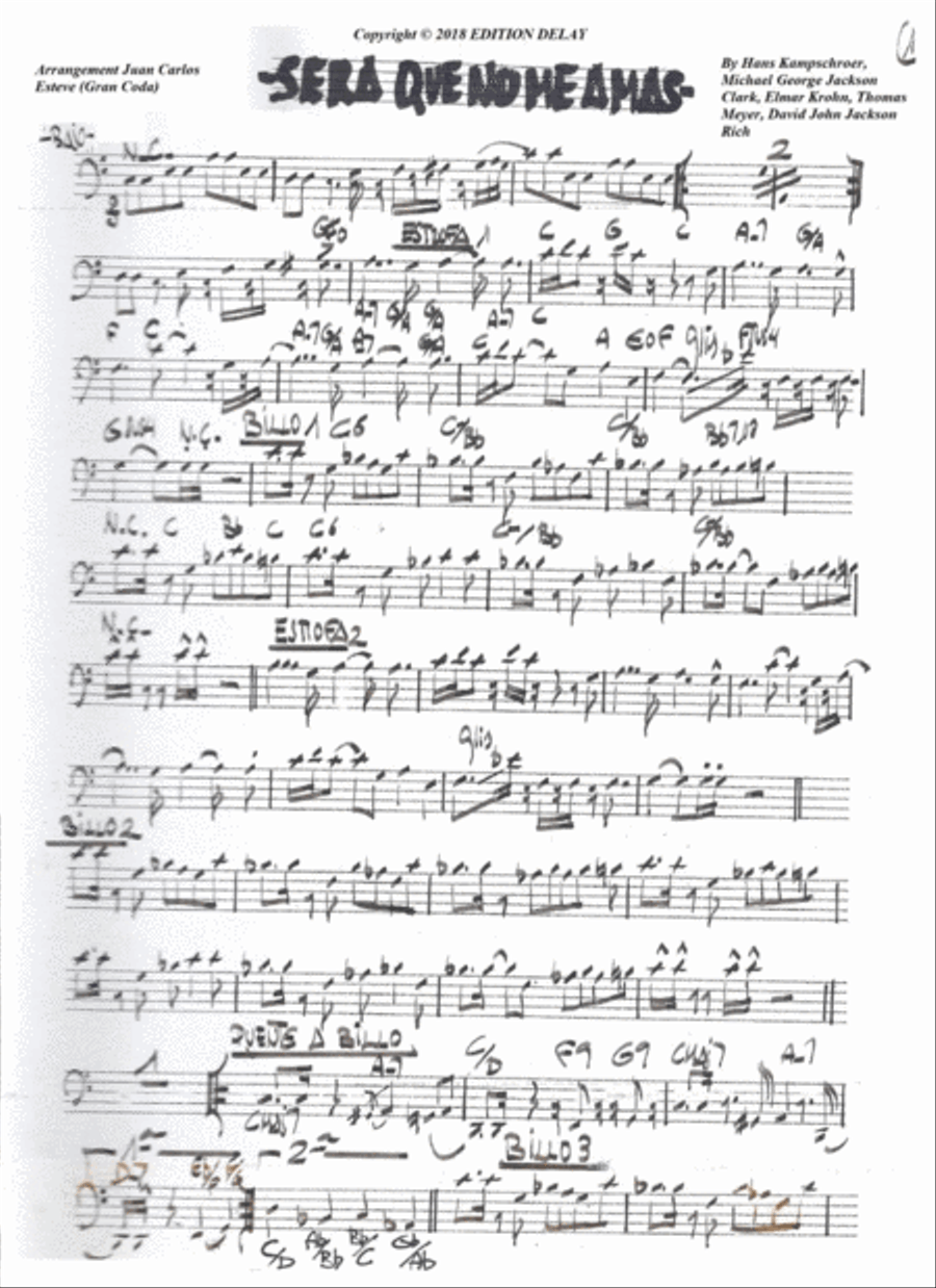 Sera Que No Me Amas Guitar Tablature scores gallery preview page 2
