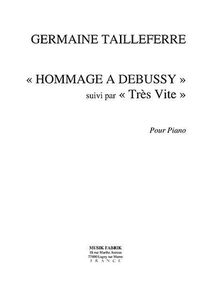 Book cover for Hommage a Debussy/Tres Vite