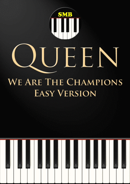 We Are The Champions by Queen (Easy Piano) image number null
