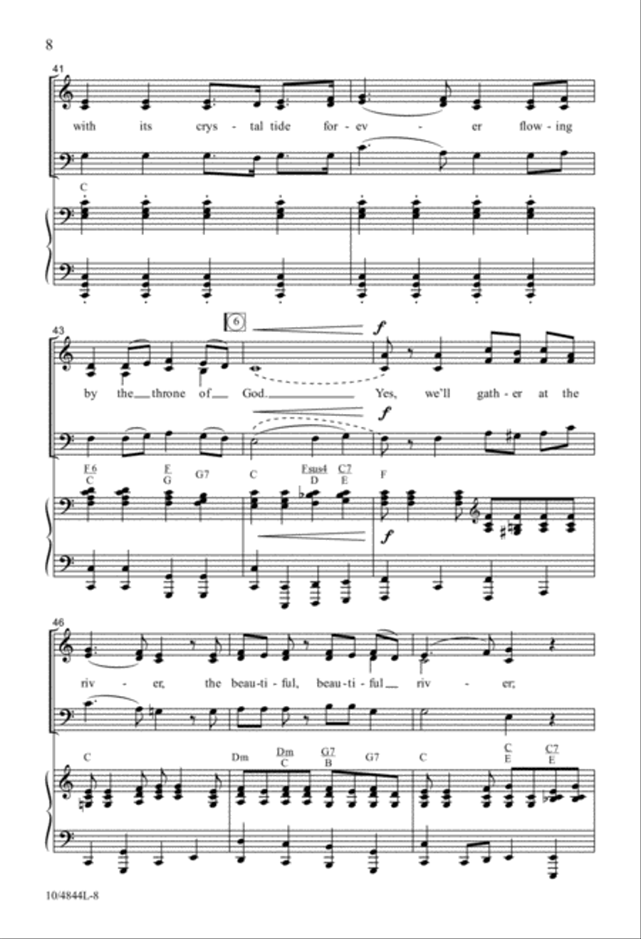 Back to the Church in the Wildwood 3-Part scores gallery preview page 8