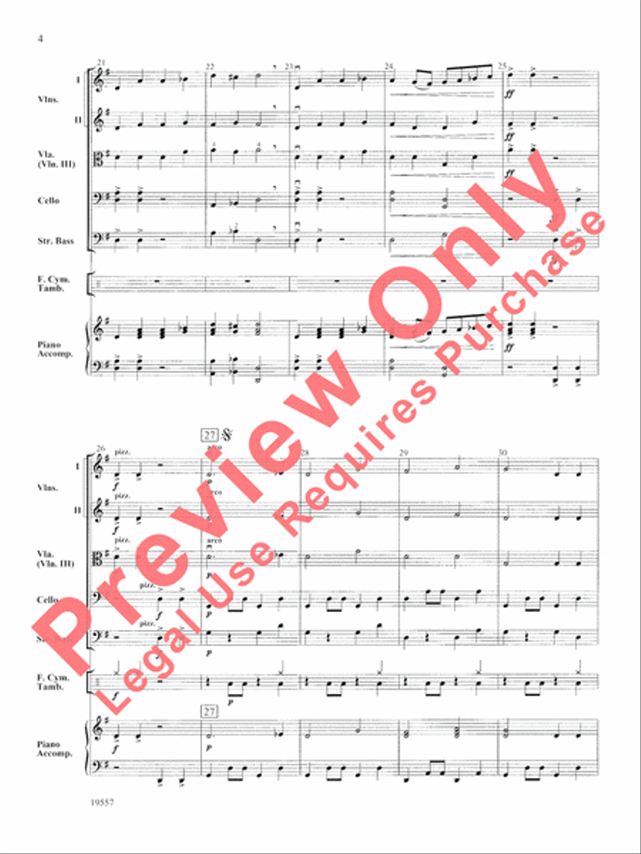 Sahara Crossing String Orchestra scores gallery preview page 5