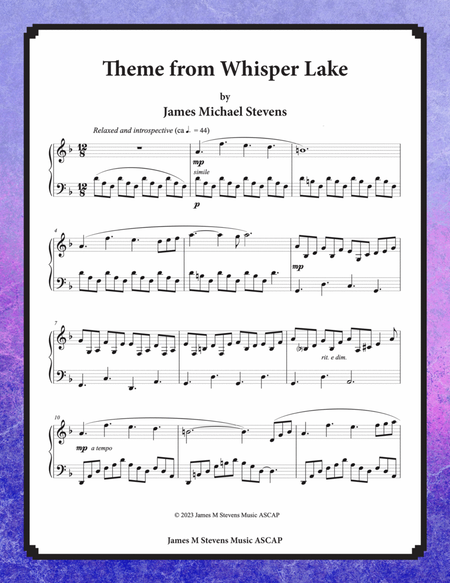 Theme from Whisper Lake image number null