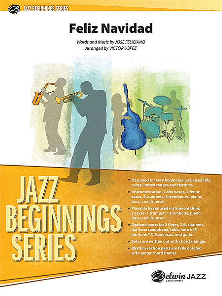 Feliz Navidad Jazz Ensemble scores gallery preview page 1