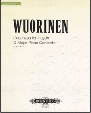 Book cover for Cadenzas for Haydn G Major Piano Concerto