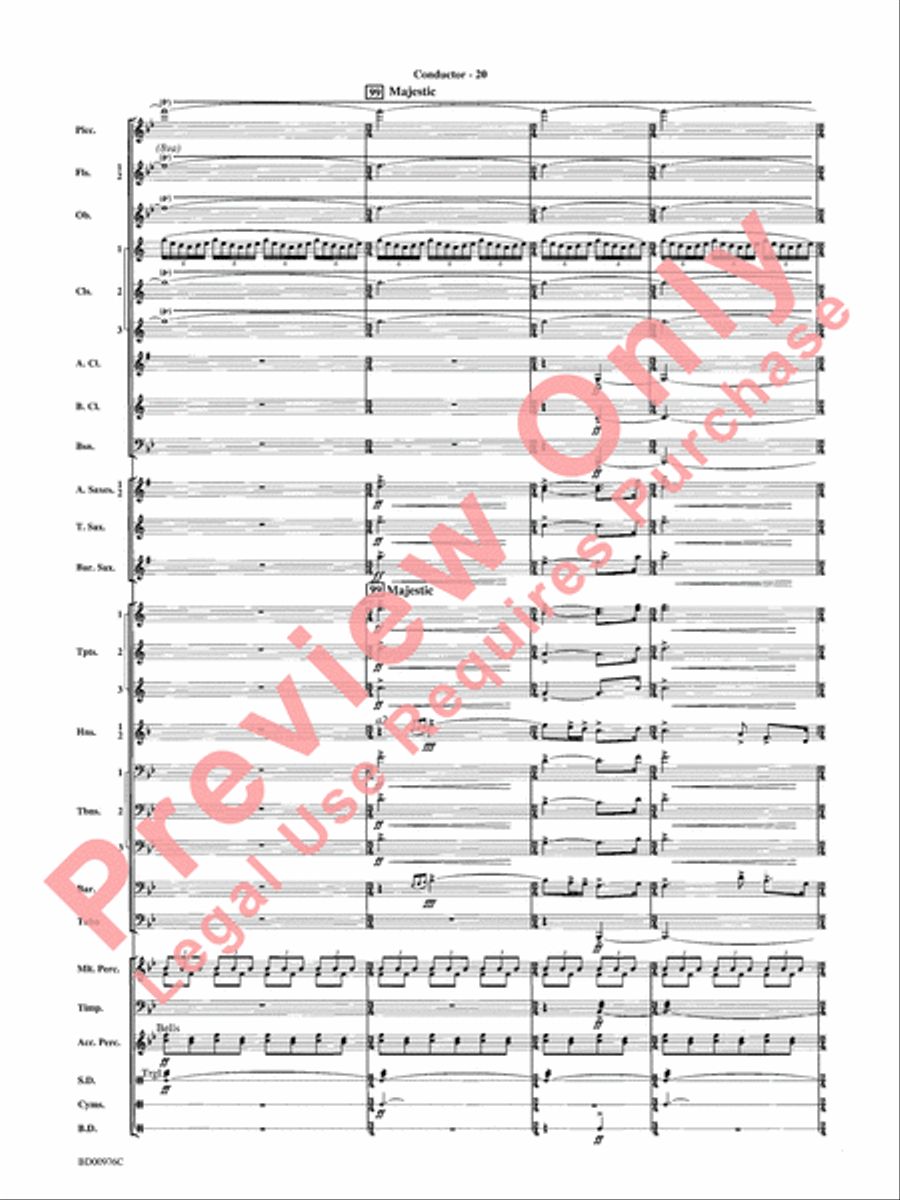 Covenant Concert Band scores gallery preview page 22